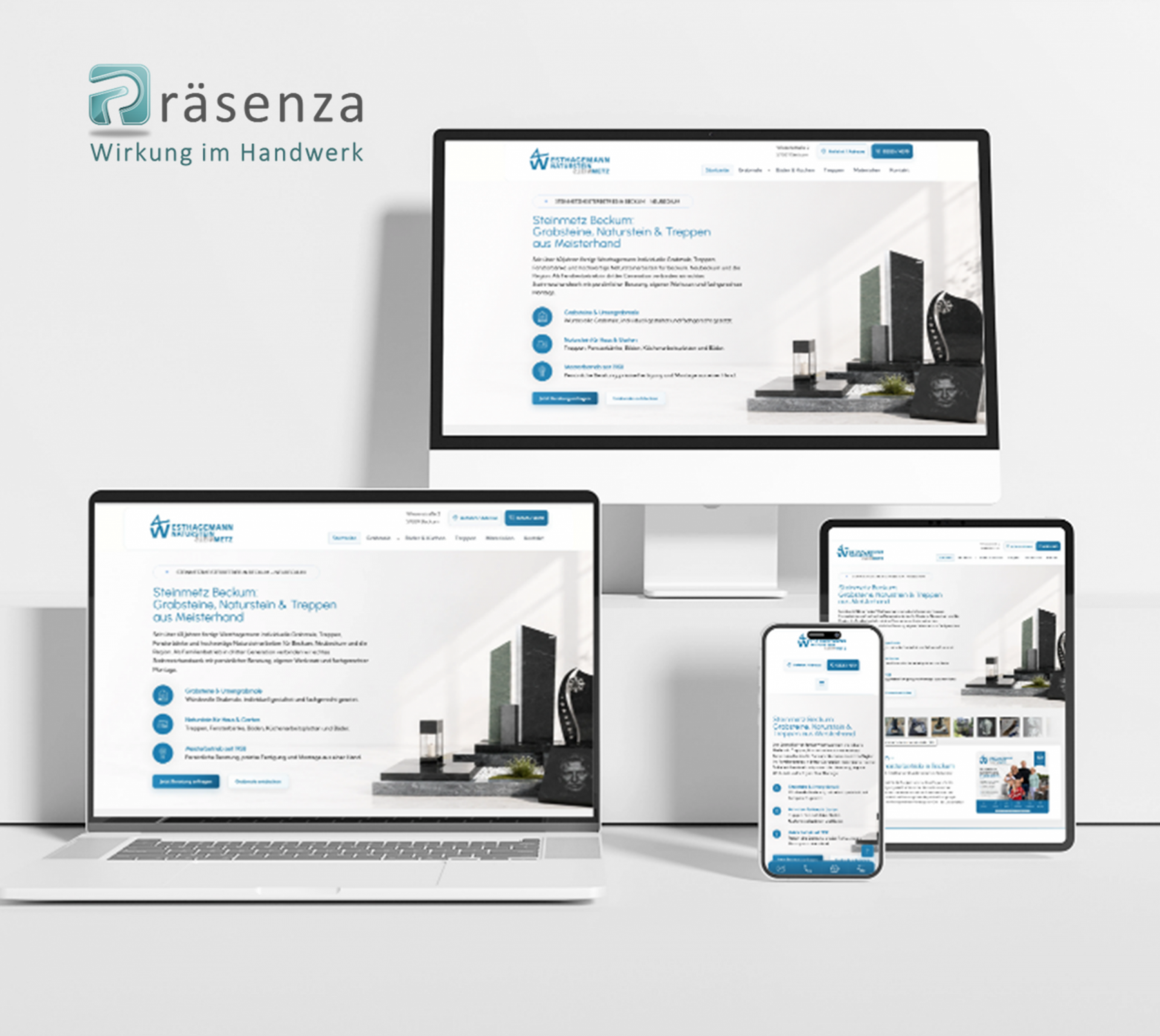 Webdesign Referenz für eine professionelle Website