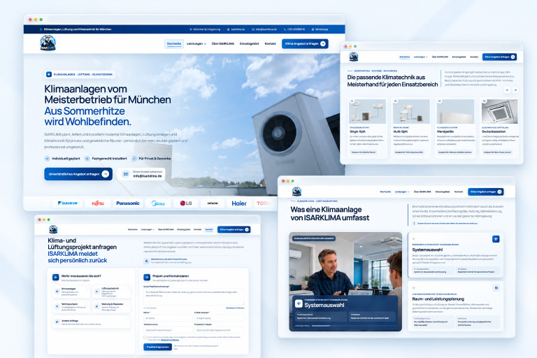 Klimatechnik – Website