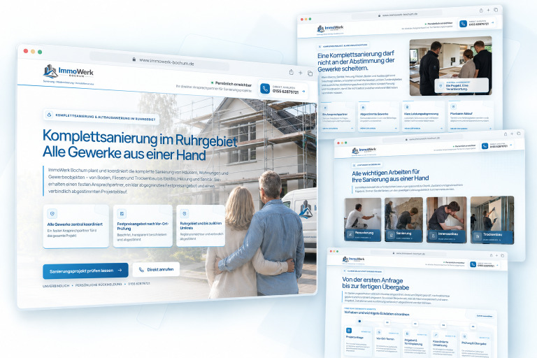 Bauunternehmen – Website